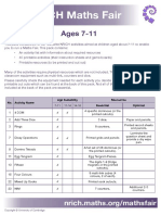 7-11 NRICH Maths Fair Pack