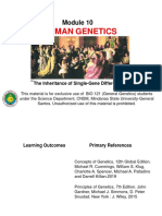 Module 10 - Human Genetics