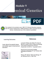 Module 9- Biochemical Genetics (1)