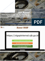 User Manual SIGAP - DTTOT