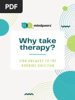 Why Take Therapy?: Find Answers To The Burning Question