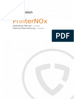 Printernox: Operating Manual - Gebrauchsanweisung