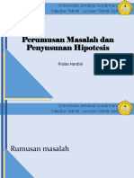 Perumusan Masalah Dan Hipotesis #4