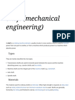 Shaft (Mechanical Engineering) - Wikipedia