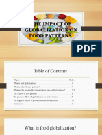 The Impact of Globalization On Food Patterns