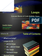 Loops: Execute Blocks of Code Multiple Times