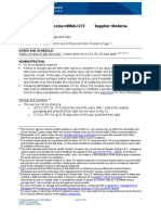 COVID-19 MRNA Vaccine MRNA-1273 Moderna