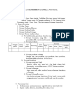 FORMAT ASUHAN KEPERAWATAN MASA POSTNATAL