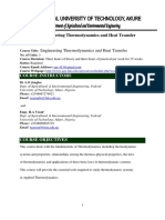 Engineering Thermodynamics and Heat Transfer