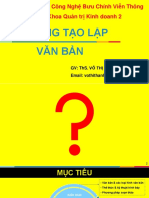 Kỹ Năng Tạo Lập Văn Bản - 25.12.2021