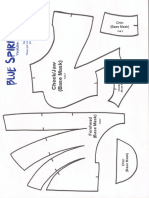 Blue Spirit Mask Pattern