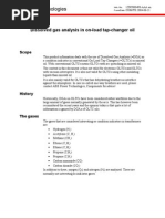 Disolved Gas in Oltc