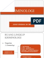 KRIMINOLOGI