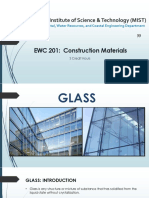 Glass and Insulating Material
