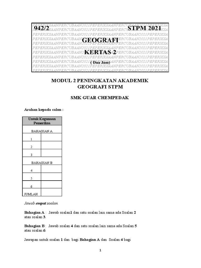 Modul 2 Trial Sem 2 Kedah | PDF