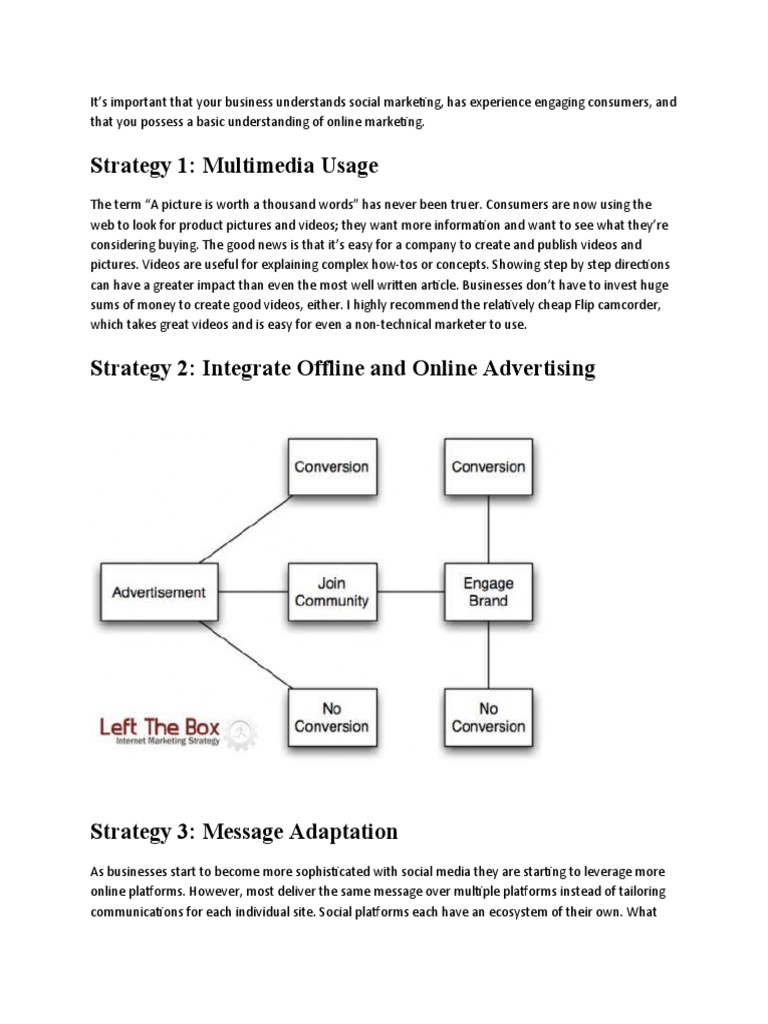 Effective Social Marketing Strategies | PDF | Popular Culture & Media ...