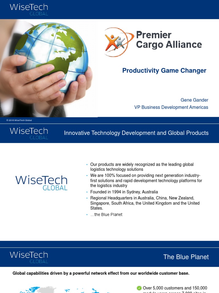 Productivity Game Changer Gene Gander VP Business Development Americas