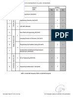 Schedule of CT-1 for 1st year