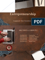 Entrepreneurship Assignment
