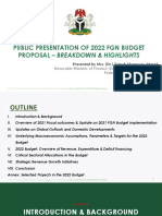 14936-HMFBNP Public Presentation of 2022 FGN Budget (v4) - Proshare