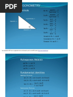 Plane Trigonometry & Plane Geometry