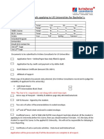 1 USA Documents Checklist For Bachelor's Degree
