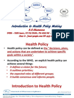 Introduction to Health Policy in 40 Characters