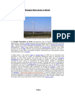 Energias Renováveis No Brasil e Portugal