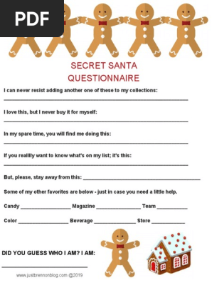 Secret Santa Questionnaire 08