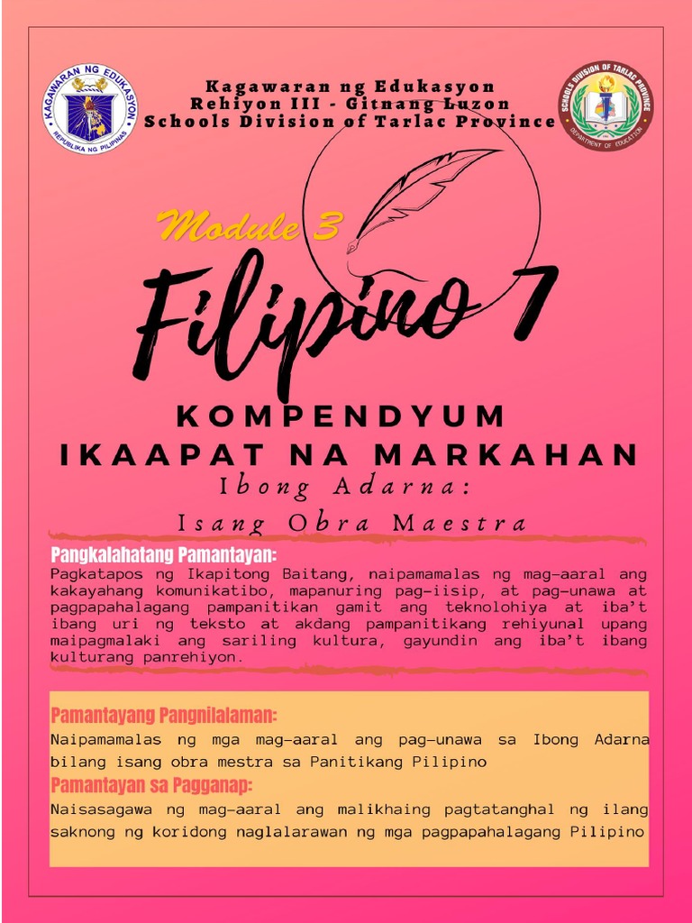Filipino 7 Qtr4 Module 3 | PDF