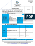 Sirib Scholarship Application Form