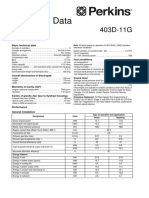 Technical Data: 400 Series 403D-11G