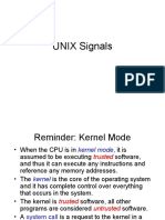 Unix Signals