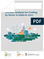 Demand Analysis For Cooling by Sector in India in 2027