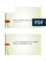 Datos Geológicos de Interés para La Ingeniería Civil - Geología Aplicada