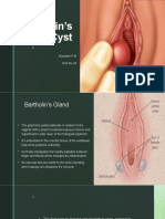 Bartholin's Cyst: Noureen P M Roll No 44