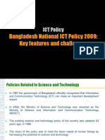 Bangladesh National ICT Policy 2009: Key Features and Challenges