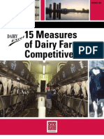 15 Measures of Dairy Farm Competitiveness