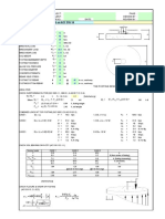 Circular Footing Design Based On ACI 318-14: Input Data & Design Summary