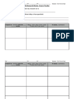 Research Collection Matrix