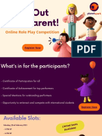 Act Out Your Parent - Event Brochure