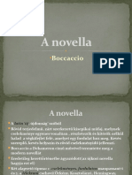 A Novella És Boccaccio Dolgozat
