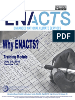 Why Enacts?: Enhanced National Climate Services