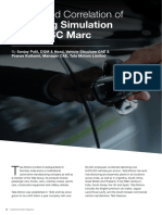 Door Sag Simulation MSC Marc: Automated Correlation of Using