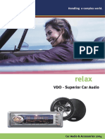 Relax: VDO - Superior Car Audio