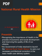 National Rural Health Mission: Dr. Rajeshwar Rao A