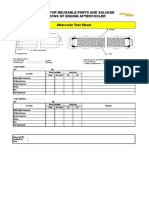 Aftercooler testing form