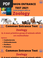 CET 2021 Zoology Sagar 