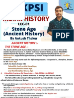 Lec-01-Anicent History (Stone Age) by JK Exam Cracker