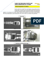 Guidelines For Reusable Parts and Salvage Operations of Lifters Visual Inspection of Lifters